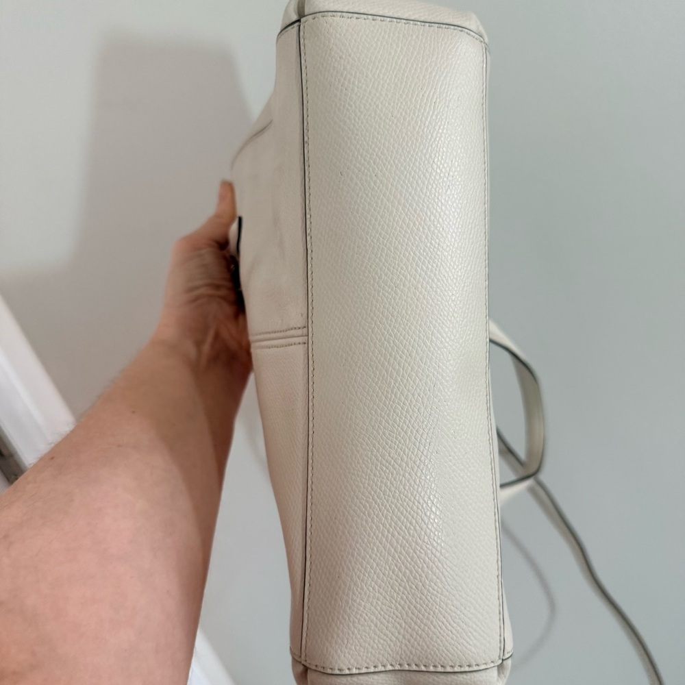Coach Ivory Satchel with Crossbody Strap - Picture 13 of 16